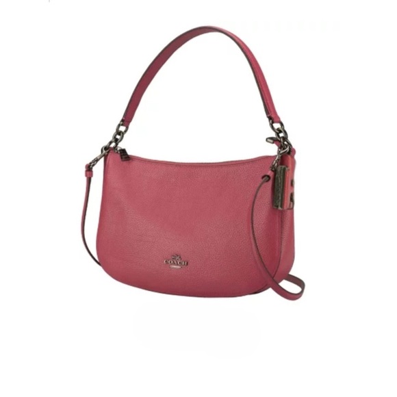 NEW!! Coach Chelsea Polished Pebble Leather Crossbody Satchel – Rose (NWOT) - Picture 3 of 10